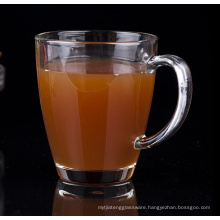 Haonai 380ml/12ounce glass coffee cafe mug thick glass mug can hold high temperature
